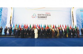 الإمارات تشارك في القمة السادسة لمؤتمر التفاعل وإجراءات بناء الثقة في آسيا بأستانا 