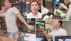 يدّمر صالون حلاقة بسبب «تأخير ساعة»