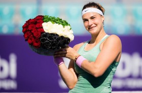 البيلاروسية سابالينكا تفوز بلقب بطولة أبوظبي المفتوحة لتنس السيدات المحترفات
