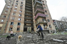 قصف روسي مكثف على كوستيانتينيفكا شرق أوكرانيا