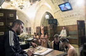 حمامات حلب الشعبية مقصد سكان يفتقدون المياه الساخنة 