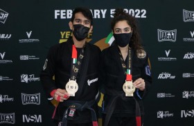 60 ميدالية ذهبية في الدوري العالمي لرابطة أبوظبي لمحترفي الجوجيتسو بالمكسيك