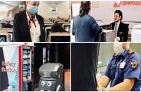 روبوتات لبيع الكمامات للمسافرين 