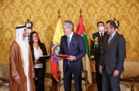 سفير الدولة يقدم أوراق اعتماده إلى رئيس الإكوادور