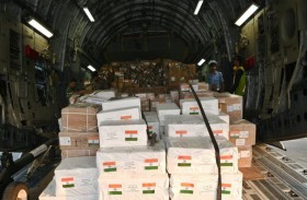  الهند ترسل 38.5 طنا من المساعدات الإنسانية لغزة 