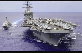 حاملة الطائرات نيميتز ستبقى في الخليج في ضوء «تهديدات» إيران 