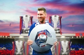 أرقام ميسي بعد تتويجه بلقب الدوري الفرنسي مع سان جيرمان