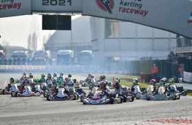 الإماراتي راشد الظاهري يفتتح موسم السباقات بفوز كبير في بطولة ال- دبليو إس كي للناشئين بايطاليا