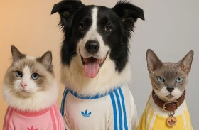 أديداس الصين يطلق خطاً لأزياء مخصصة للحيوانات