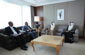 صقر غباش يلتقي رئيس الجمعية الوطنية في سيشل 