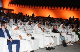 خالد بن زايد يحضر الاحتفال بقلعة الجاهلي للإعلان عن افتتاح منافسات بطولة العالم للرماية البارالمبية 2022