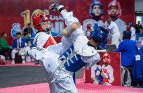 بطولة الفجيرة العاشرة للتايكواندو تواصل فعالياتها 