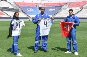 الجزيرة يمنح نسخة محدودة من قمصان الفريق لأبطال خط الدفاع الأول