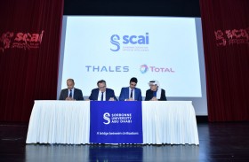 توقيع اتفاقية تعاون بين تاليس وتوتال وجامعة السوربون أبوظبي