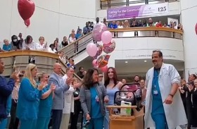 نجاة طفلة وزنها كان 350 غراما عند ولادتها