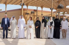 بدور القاسمي تتفقد أعمال مشروعي مدينة الشارقة المستدامة وشاطئ الحيرة