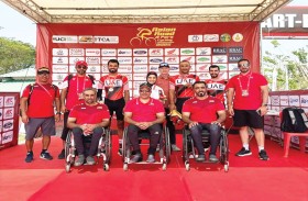 ذهبية وفضيتان لمنتخب الإمارات في بطولة آسيا للدراجات لأصحاب الهمم