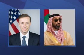 طحنون بن زايد يلتقي مستشار الأمن القومي الأمريكي