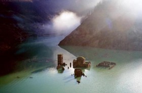 ظهور القرية الغارقة بإيطاليا لأول مرة منذ 30 عاما