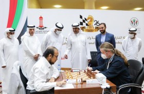 80 لاعبا من48 دولة يتنافسون في بطولة «ماسترز الشارقة» الدولية للشطرنج 