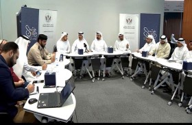 خالد بن حميد القاسمي يشهد اجتماع اللجنة المنظمة لطواف الشارقة الدولي الـ11