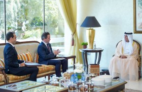 حاكم رأس الخيمة يستقبل سفير بلجيكا 