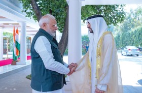 حمدان بن محمد يلتقي رئيس وزراء الهند ويبحثان مستقبل الشراكة الاستراتيجية بين البلدين وسبل تعزيزها