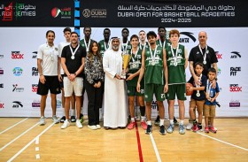1500 لاعب ولاعبة يرسمون لوحة النجاح لبطولة دبي المفتوحة لأكاديميات كرة السلة