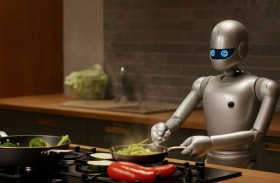 شركة صينية تكشف عن روبوت شبيه بالإنسان يؤدي وظائف منزلية