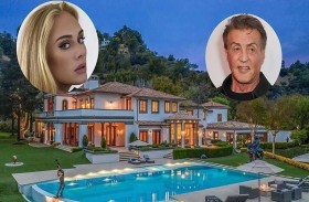 أديل تبدأ بأعمال صيانة منزل كان ملكاً لسيلفستر ستالون