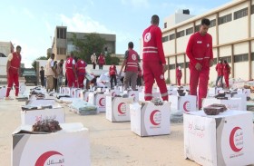 الهلال الأحمر يوسع نطاق عملياته الإغاثية للمتأثرين من الإعصار في ليبيا