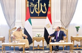 محمد بن زايد والسيسي يؤكدان أهمية تعزيز العمل العربي المشترك ووحدة الصف في مواجهة التحديات 