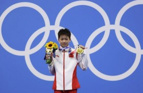  تشوان تحرز الذهب بثلاث محاولات مثالية