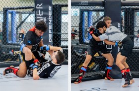 أداء مميز للاعبين في ختام النسخة الـ5 من بطولة الإمارات الوطنية للفنون القتالية المختلطة