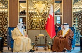 رسالة من محمد بن راشد لولي عهد البحرين سلمها سلطان بن حمدان