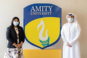 إسعاد شرطة دبي تجدد تعاقدها مع جامعة «أمتي دبي»