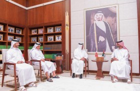 ولي عهد عجمان يستقبل القنصل البحريني