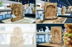 56 مجسماً إبداعياً من جذع النخلة في مهرجان ليوا للرطب