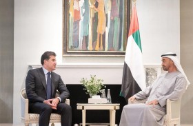 محمد بن زايد يلتقي رئيس إقليم كردستان العراق على هامش زيارته إلى بريطانيا
