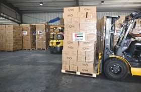 الإمارات ترسل باخرة تحمل 250 طناً من المساعدات لأوكرانيا