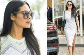 إيشا غوبتا تلفت الأنظار في مهرجان كان