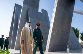 خليفة بن طحنون يستقبل رئيس أركان تنزانيا في واحة الكرامة 