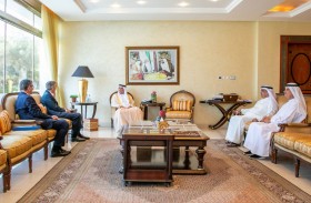 حاكم رأس الخيمة يستقبل سفير البرتغال