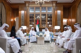 حمدان بن زايد يستقبل وفد موانئ أبوظبي ويطلع على مستجدات مشاريع البنية التحتية