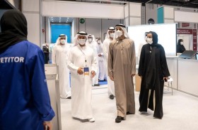 خالد بن محمد بن زايد يحضر جانبا من فعاليات المسابقة الوطنية لمهارات الإمارات 2022