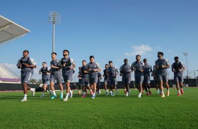 تواصل تدريبات منتخبنا الوطني في أبوظبي