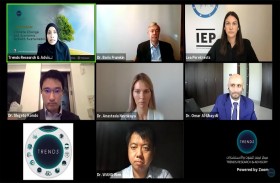  تريندز يناقش في ندوة عن بُعد آثار التغيرات المناخية على استدامة النمو الاقتصادي العالمي 