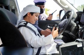 شرطة أبوظبي تسعد أطفال مركز النور أصحاب الهمم