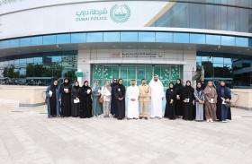 شرطة دبي تستقبل وفداً من طالبات جامعة زايد