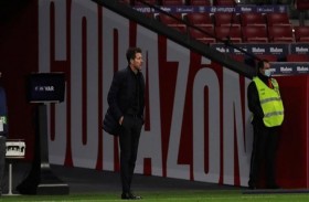 سيميوني: لاعبو أتلتيكو يستحقون الفوز على برشلونة